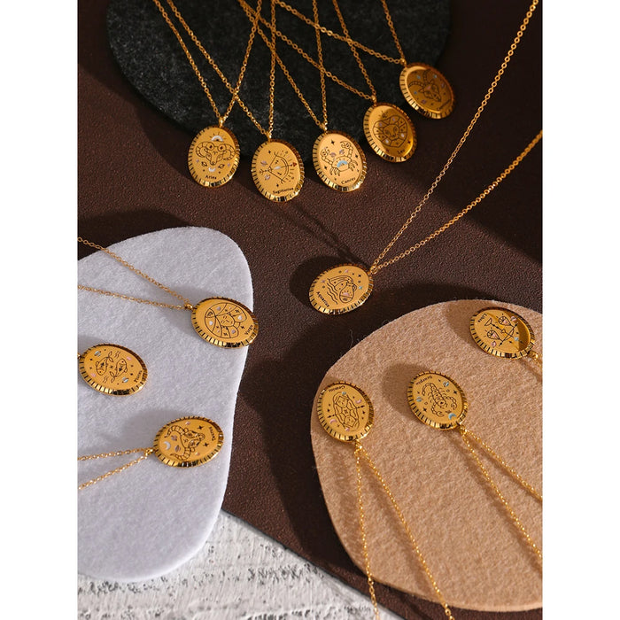 Zodiac sign necklace