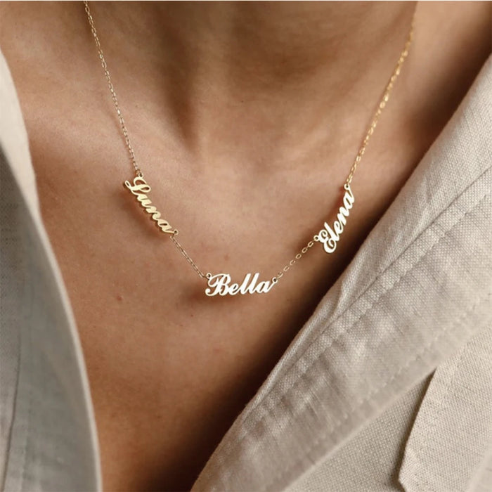 Multiple names necklace