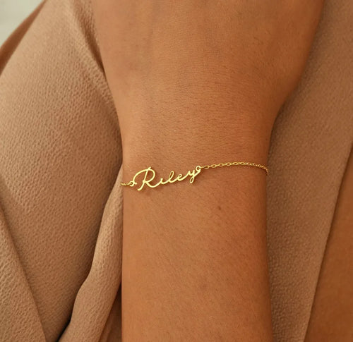 Pulseira com nome personalizada